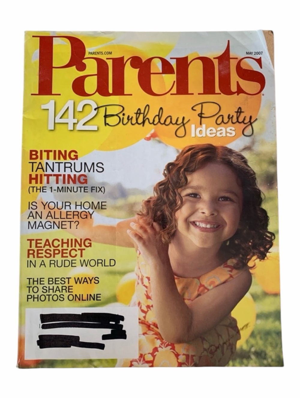 Parents Magazine May 2007 Annual Birthday Party Issue Moms Dads